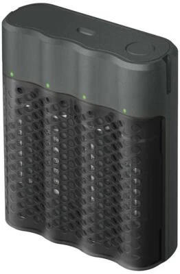 P461 USB Pro Charger with 4x AA ReCyko Pro NiMH Batteries GPACSP461004 - Image 1 of 4