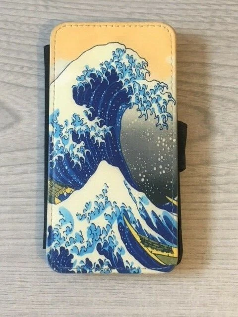 Custodia Per IPhone 13 Con La Grande Onda Di Kanagawa - Design Hokusai Notte - Antiurto TPU Morbida