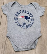 NFL New England Patriots Baby Infant Body Suit Short Sleeve Size 3/6 Months
