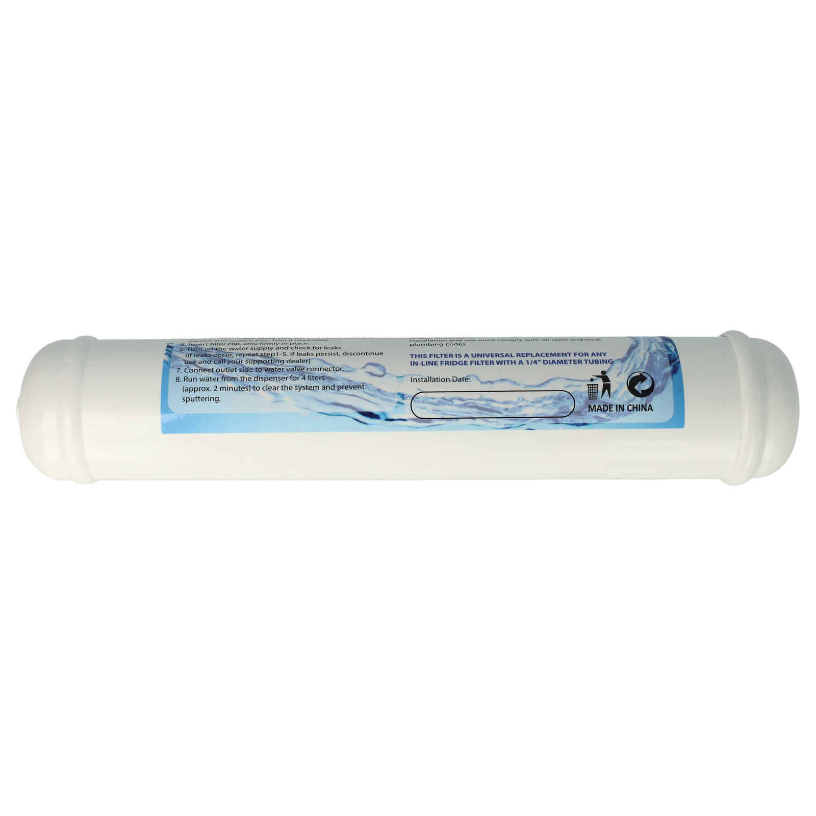 Vhbw - Filtro Acqua Compatibile Con Frigoriferi Siemens (Modelli KA60NA40/01, /02, /03, /04) - Cartuccia A Carbone Attivo Per Acqua E Ghiaccio