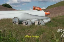 Photo 12x8 Wind turbine parts Gabroc Hill Parts of a new wind turbine lie  c2016