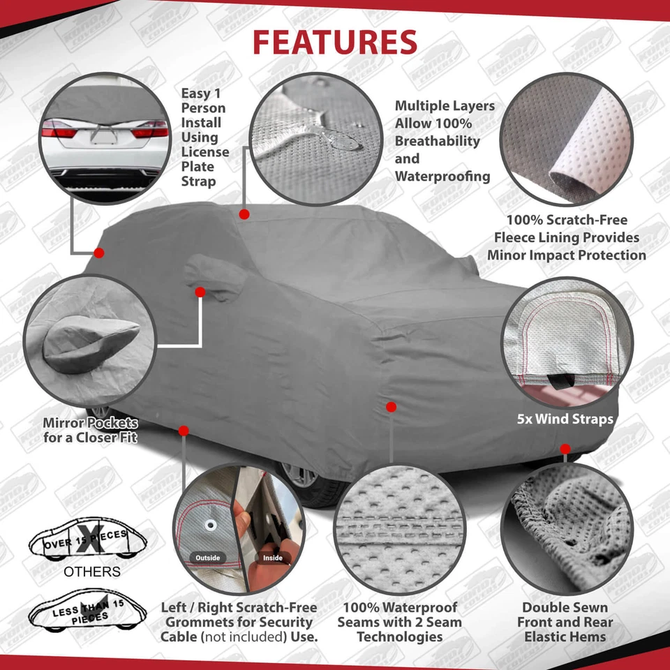 Cubierta coche 2006 2007 2008 2009 2010 2011 Mercedes-Benz ML350 ML500 ML550 ML63 Foto 2 de 4