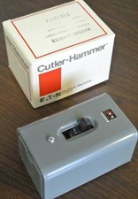 CUTLER-HAMMER 9101H74 - MANUAL STARTER 115/230VAC, 1HP, 1-POLE  NEW SURPLUS