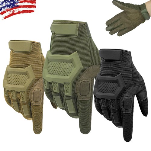 Tactical Airsoft Shooting Gloves Touch Screen Fingers Motorcycle Cycling Gloves