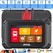 ANCEL V5 HD Heavy Duty Truck Diesel Bi-directional Scanner DPF Regen ECU Coding