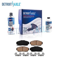 Front Ceramic Brake Pads W Hardware Kit For 1994 1995 Honda Civic Acura Integra