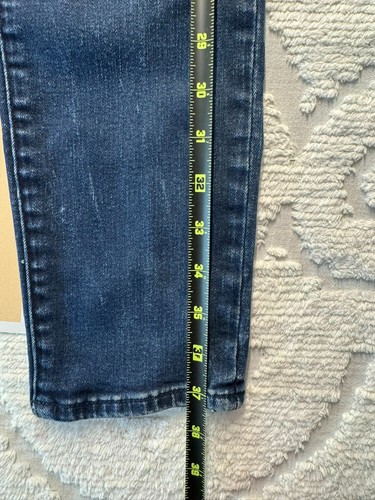 Express Jeans Mens 29 x 30 Skinny Dark Wash Blue Denim Stretch Tapered Casual - Picture 9 of 21