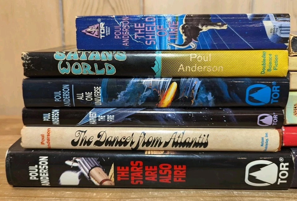 Poul Anderson Lot of 13 Vintage Fantasy & Science Fiction Books  Foto 2 de 4