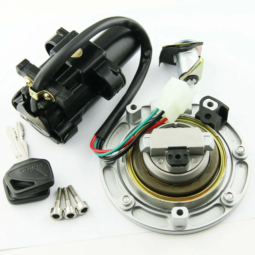 Juego de bloqueo de interruptor de llave de encendido para Honda CBF600S ABS CBF500 CBF1000 CBF600 CB900 Foto 4 de 4