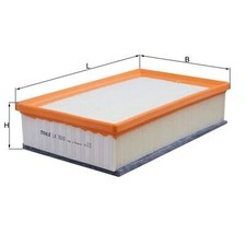 Air Filter For Skoda Karoq NU7 2.0 TSI 4x4 Mahle 2Q0129620 5Q0129620C