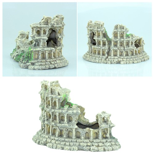 Aquarium Harz Ornament Simulation Colosseum Schmuck Aquarium Colosseum