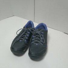 Zapatos para mujer Jeep J-41 para caminar senderismo sendero negro púrpura cómodos talla 8 M