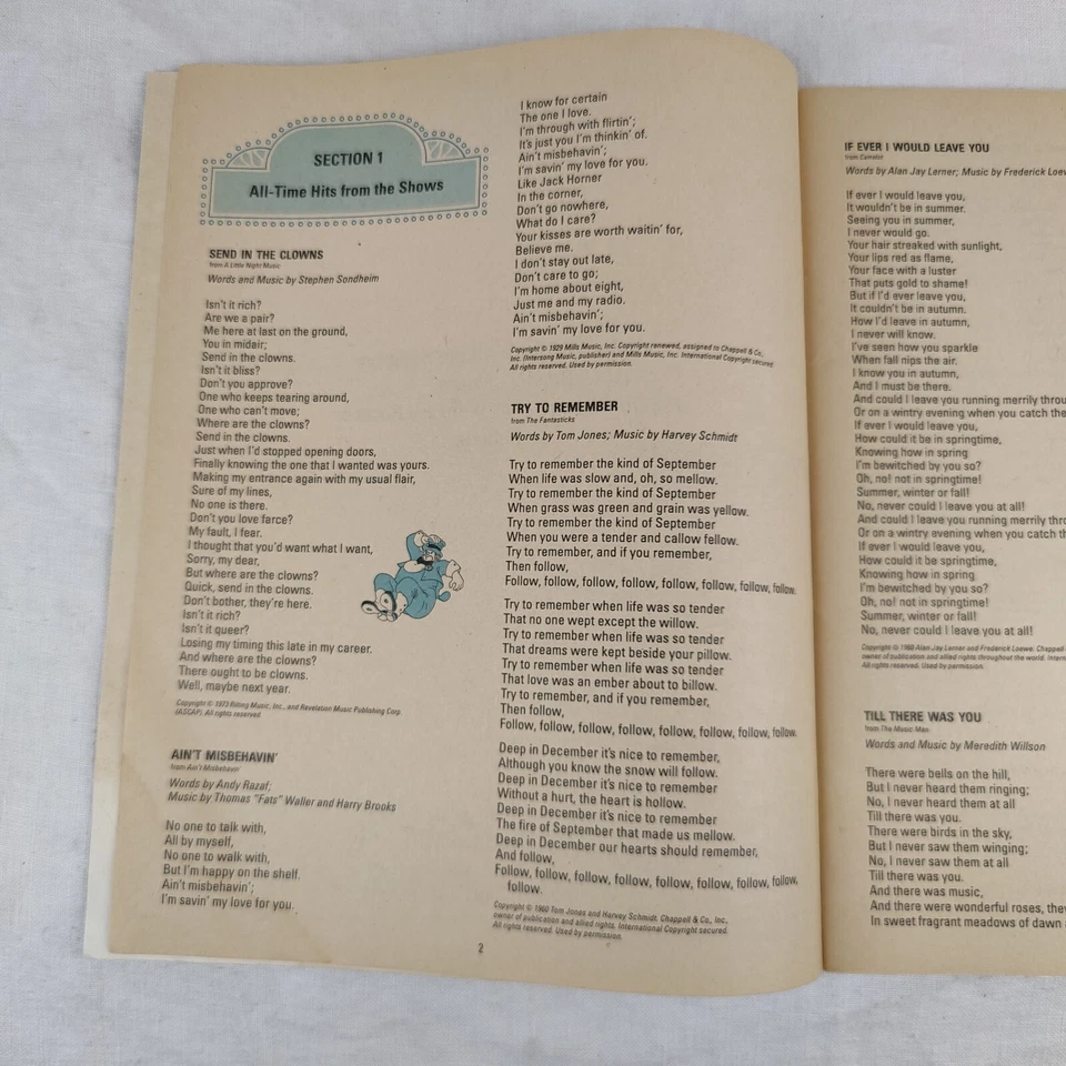 Reader's Digest Popular Songs That Will Live Forever Rare 1982 Vintage Lyrics - Image 4 of 4