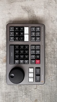 Blackmagic Design DaVinci Resolve Speed Editor ohne Software Top Zustand