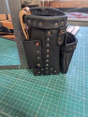 Leather Dual Pouch Bolt Bag