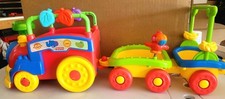 Vintage Fisher Price 2006 Amazing Animals Choo Choo Train Musical Toy Working