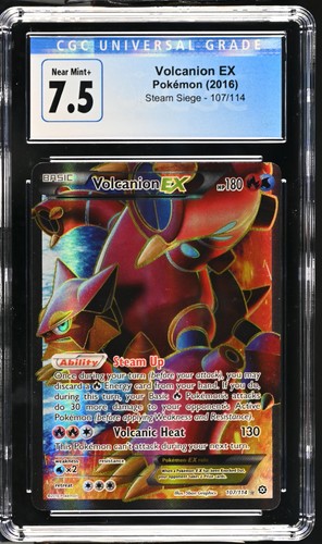 Volcanion-EX graded CGC 7.5 for sale on eBay