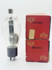 x2 PAIR NEW Vintage NOS US Navy RCA 811 TRUE VT-217 Vacuum Electron TUBES i1