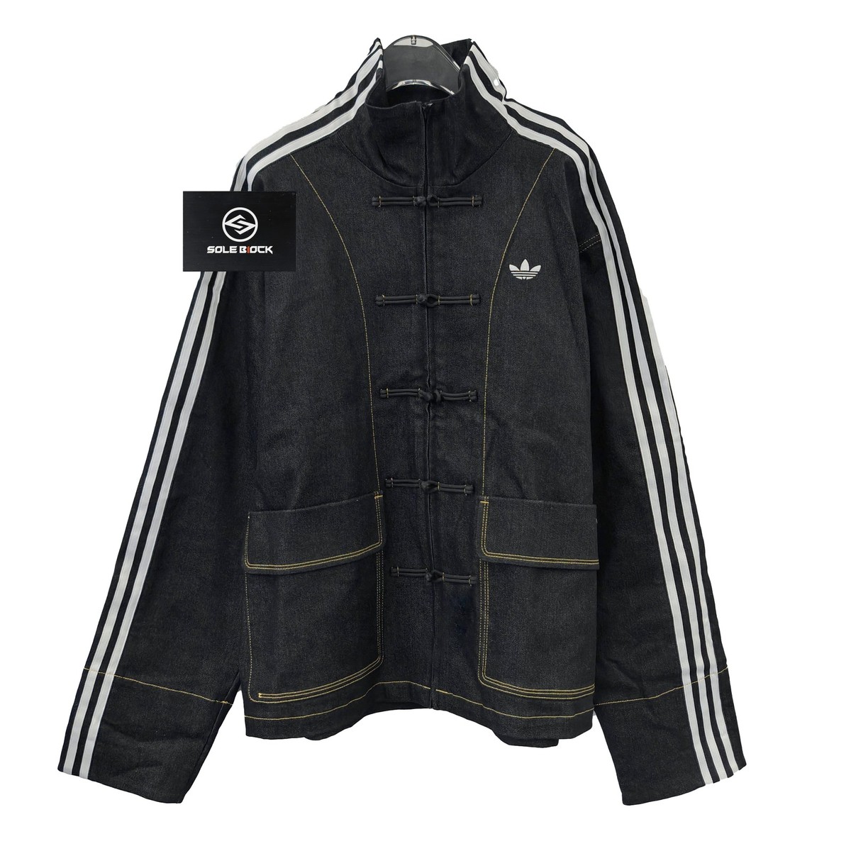 adidas Originals China Track Top Denim Soft Loose Jacket