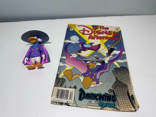 2017 Funko Disney Darkwing Duck Action Figure - And Vintage Comic As Well