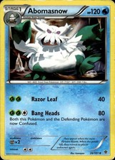 Abomasnow 26/101 Uncommon Plasma Blast Pokemon Heavily Played
