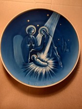 Rosenthal Weihnachtsteller 1949, Heilige Familie, Entwurf Prof. Karl Überlingen