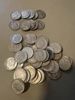50 Circulated ( 1 Roll)  Dimes 90% Silver Mixed Dates 10-Mercury ,40 Roosevelt