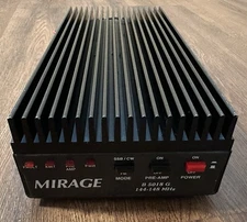 Mirage 2m VHF Amplifier B-5018-G  50w in 160W out w  relay Tested Great!