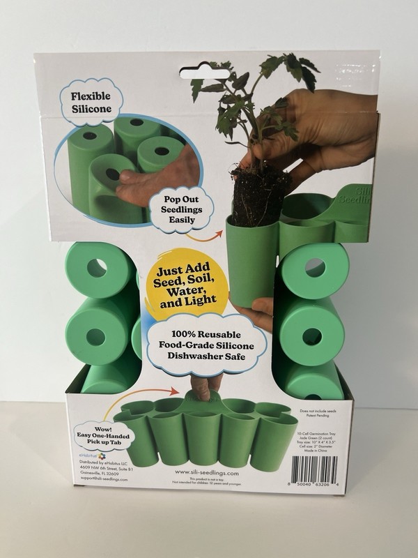 Sili- Seedlings Silicone Seed Starter Trays 2 Pack