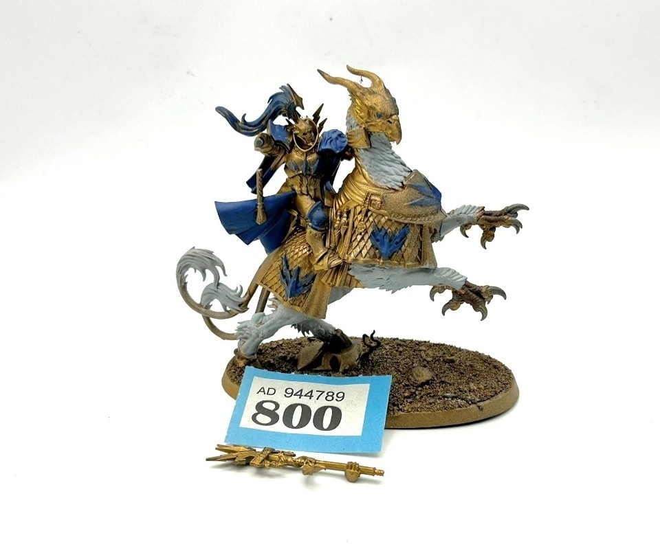 Warhammer Age Of Sigmar Stormcast Eternals Lord Arcanum On Gryph Charger Painted