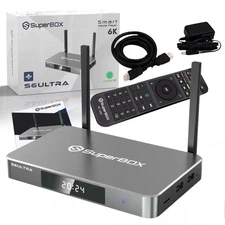 SUPERBOX S6 Ultra Media Streamer  - 1700 CHANNELS - NFL, NBA,MLB, NHL, NCAA, PPV