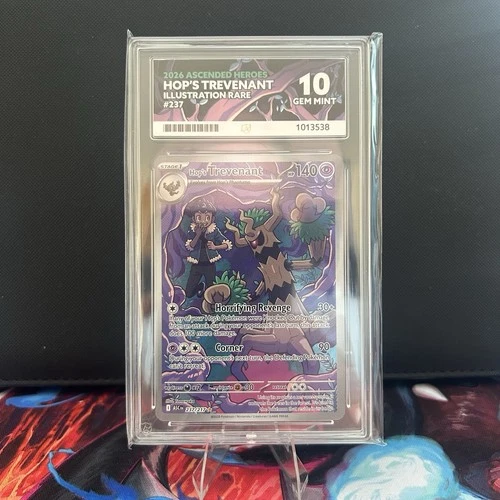 Hop’s Trevenant 237/217 – Illustration Rare – Ascended Heroes – ACE 10 GEM MINT