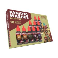 Army Painter Paint Fanatic - Washes Paint Set SW New 
