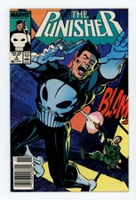 Punisher #4 Newsstand NM 1st Appearance Microchip 1987 Marvel Comics