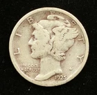 1925-S Mercury Dime 10C Silver VF Raw (#SLC00391)