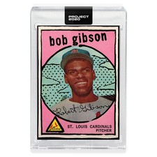 Topps PROJECT 2020 Karte 361 - 1959 Bob Gibson Von Joshua Vides