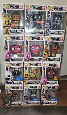 EVERYTHING MUST GO FNAF Funko Pop Wave 2 LOT Marionette Jack O Nightmare Withere