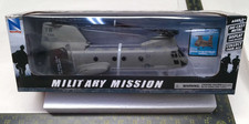 1:55 Military Mission Boeing CH-46 Sea Knight Gray Helicopter 25893 New-Ray NEW