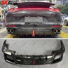 Forged/Carbon Fiber Rear Bumper Diffuser Lip For Porsche Panamera 971 2017-2023