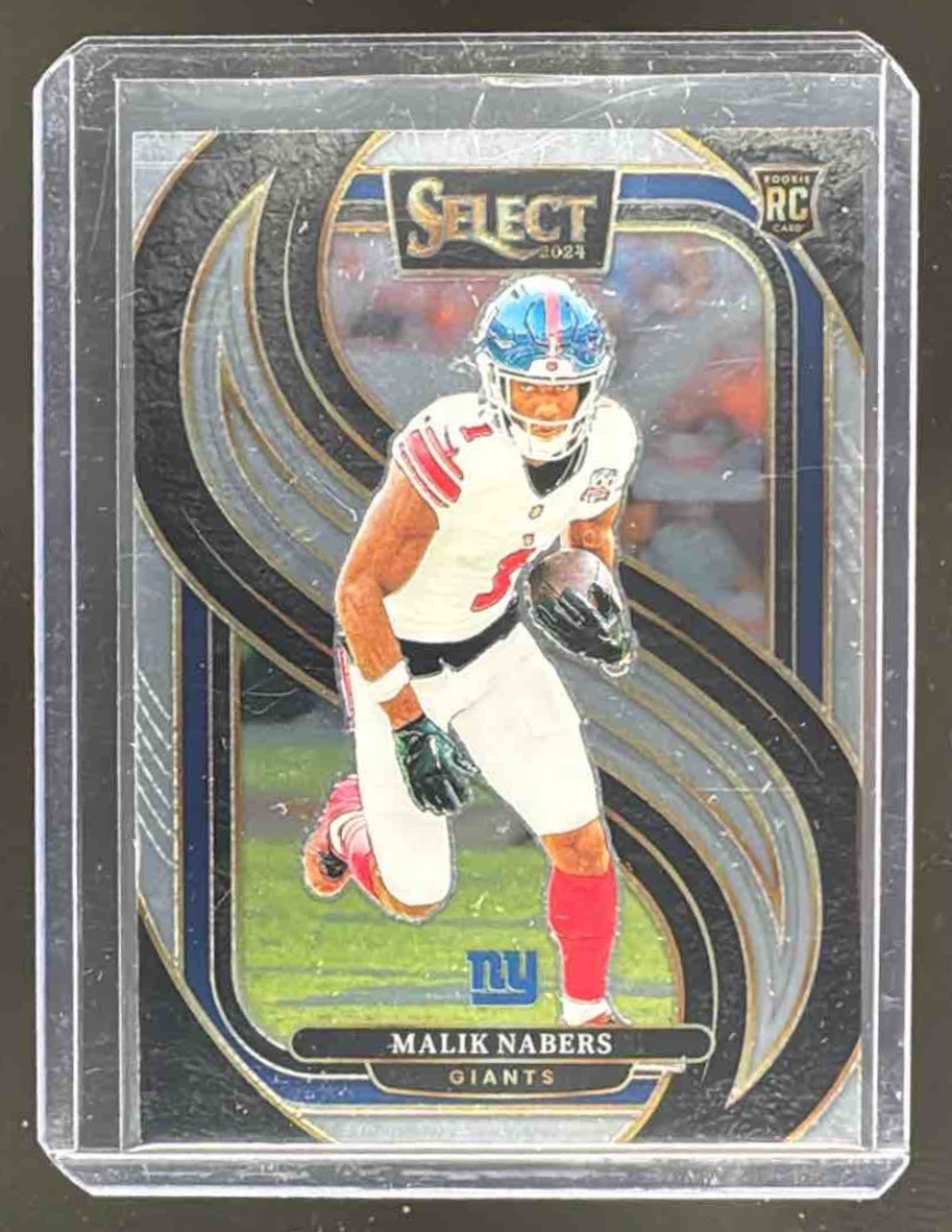 EL.189 Malik Nabers 2024 Panini Select #116 Premier Rookie RC