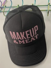 Jeffree Star Makeup & Meat Store Exclusive Black Mesh Trucker