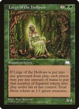 MTG - Liege of the Hollows - Weatherlight - X1 - (LP) -