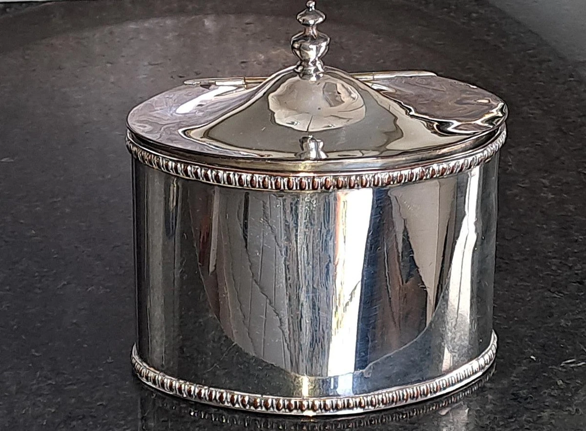 Silver Tea Caddy for sale | eBay