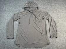 NRS Silkweight Hoodie Womens Extra Large Sharkskin Grey 100% Recycled UPF 50+