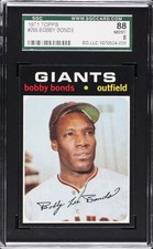 1971 TOPPS #295 BOBBY BONDS SGC 8