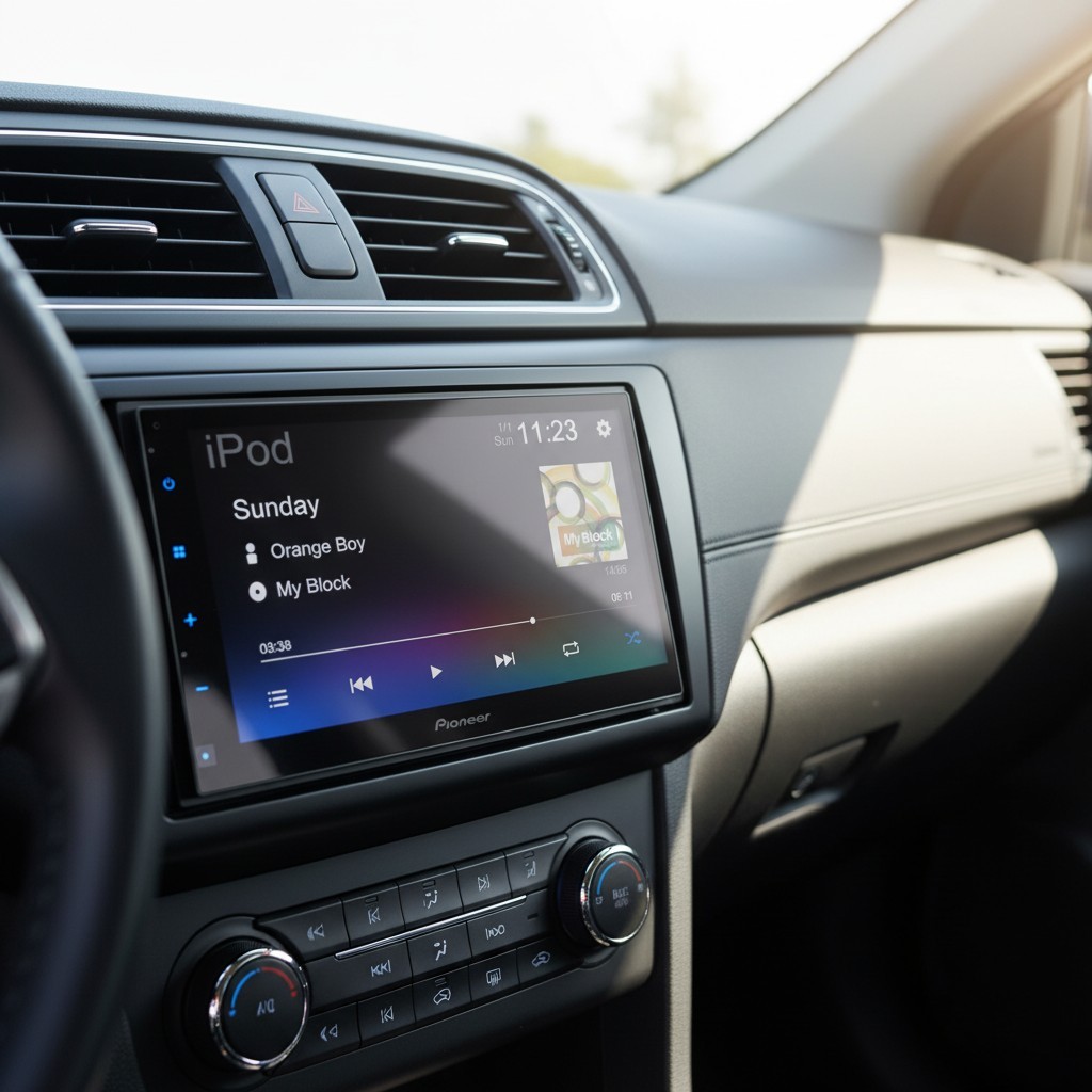 Car Stereo Touchscreen Resistive 6.8in Bluetooth Backup Camera USB FM