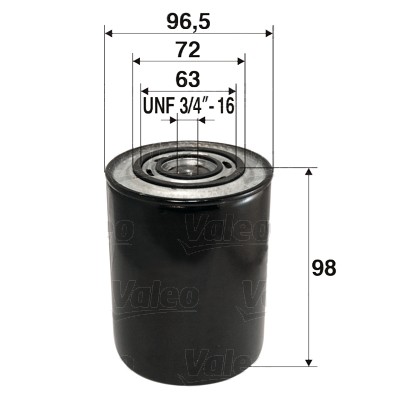 Valeo 586007 Oil Filter for, Alfa Romeo, Citroën, Fiat, Jeep, Lancia, Opel, Peugeot, Re
