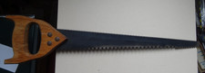 VINTAGE DOUBLE EDGED CARPENTERS FLOOR BOARD SAW