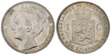 Niederlande Netherlands 1 Gulden 1901 Argent 0.945 10g Ø 28mm KM# 122.1