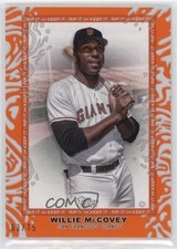 2022 Topps Rip Orange Ripped 63/75 Willie McCovey #44 HOF 0j8f